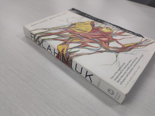A copy of Rant by Chuck Palahniuk sits on a desk. Columnist Jade Kratochvil reviews the book in the following article. [Rant] wanted to feel things, to live, and it was hard for him because what was fun to everyone else wasnt for him, they said. I plan to read more of Palahniuks novels, Kratochvil said. 