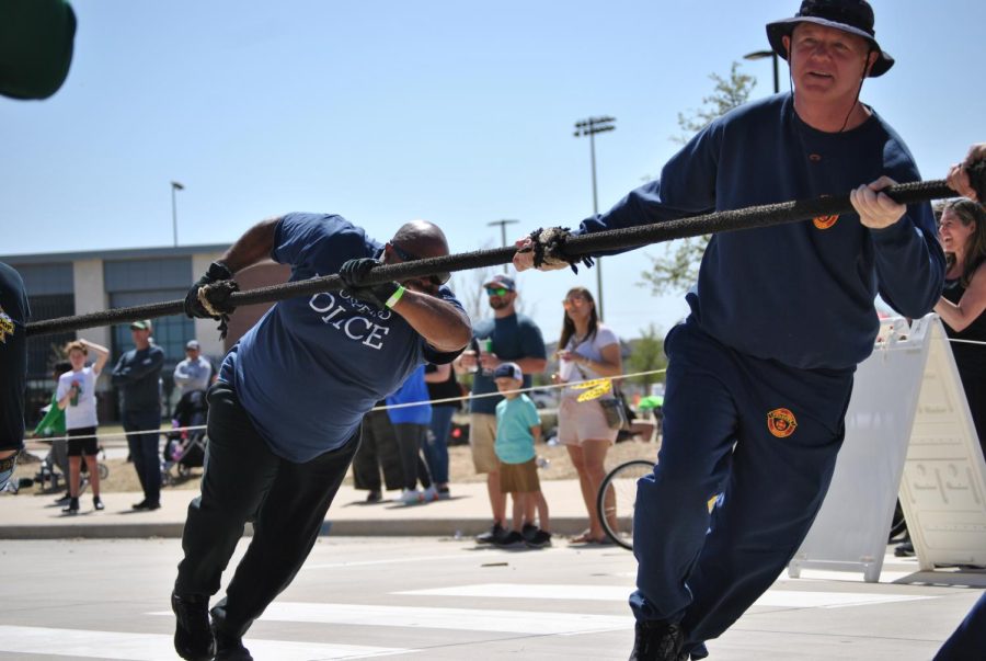 During the playoffs, the Prosper Fire Department members were called away to a call, unable to do their final pull with their initial team members. "Special Olympics is important because kids with disabilities don't always get an opportunity to be a part of a team or compete in a sport," Barrios said. "Everyone wants to be included. Special Olympics allows athletes to compete with others on a level playing field."  Chief Blasingame and members of Prosper PD stepped in to help the remaining members of Prosper Fire to complete their final pull, earning them their last pull time of 12.64 seconds.