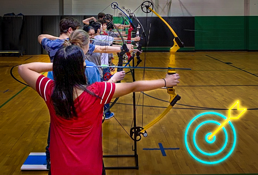 Rock Hill Archery players prepare for their national tournament in Utah. We qualified for nationals as a team, so the whole team is traveling to Salt Lake City to compete this weekend, Alli Lutes said. 