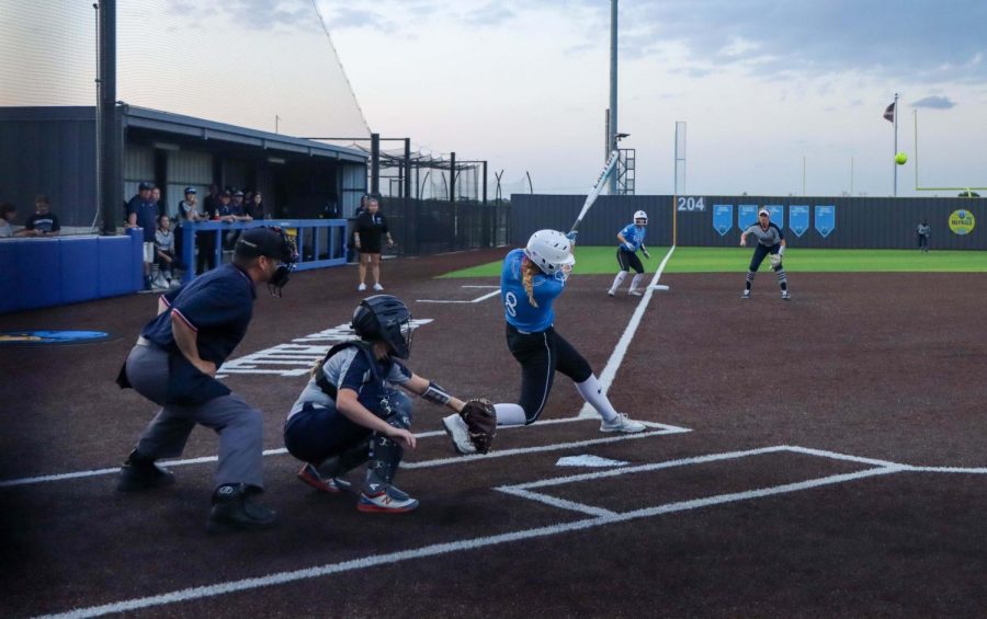 The varsity softball team was named Bi-District champions after winning 10-0 against Lone Star High School on Friday, April 29. "We are a well-rounded team that compliments each other, and no one is above the rest," softball Coach Leigh Anne Budd said. "Each team member embraces and loves each other for all the different qualities they bring to the table." The team advanced to round two of the playoffs, where they will be playing against Woodrow Wilson on Friday, May 6, at Carrollton Ranchview. 