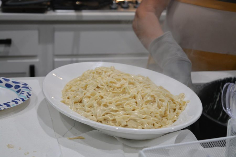 Dinner preparations for the family and guests are underway. “Ours is an open house, it’s like this everyday.” Michelle said. The Campobasso family prefers to make items such as bread and pasta from scratch, seeing authentic recipes as a way to stay connected to their Italian roots.