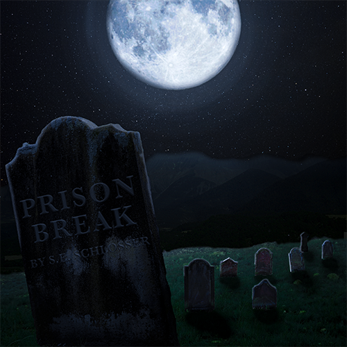 Digital artwork created by Wes Phipps for Spooky story Prison Break. 