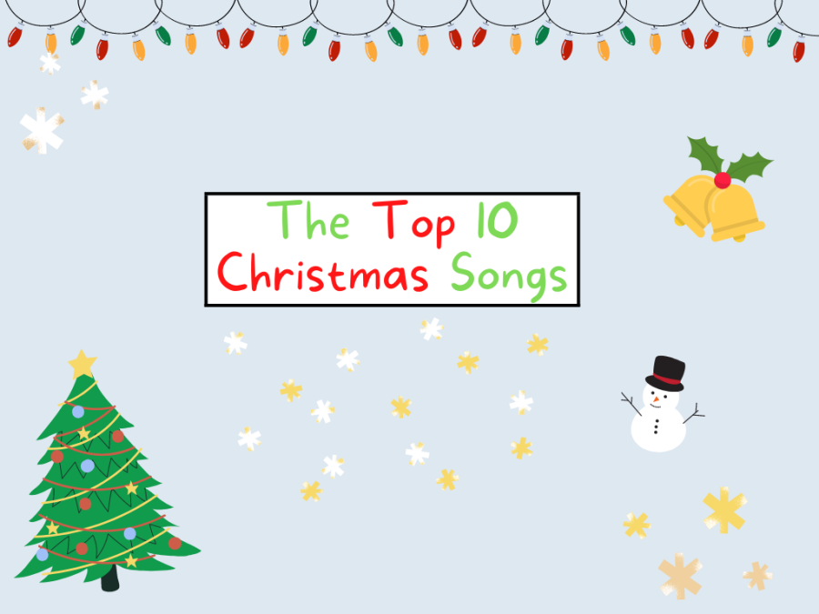 With the Holiday season coming soon, staff Reporter Jacob Turner has created a list of the top ten Christmas songs before Christmas Day.