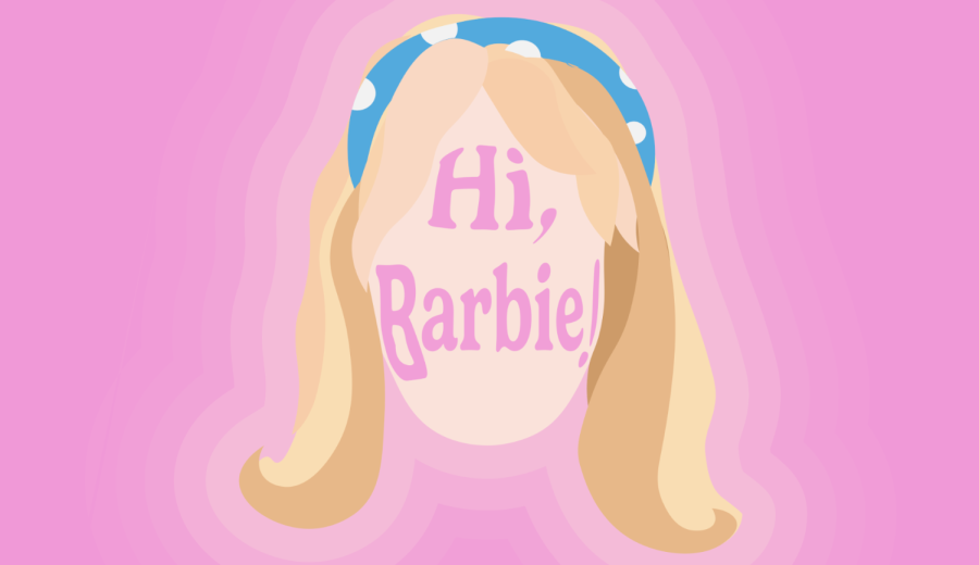 A digitally constructed image created by junior Wes Phipps illustrates the upcoming Barbie movie. "The old Barbie movies made me have a big imagination as a little girl, and think I could do anything," junior Camilla Rousseau said. "I would definitely watch the movie when it comes out." The film will be in theaters starting July 21. 