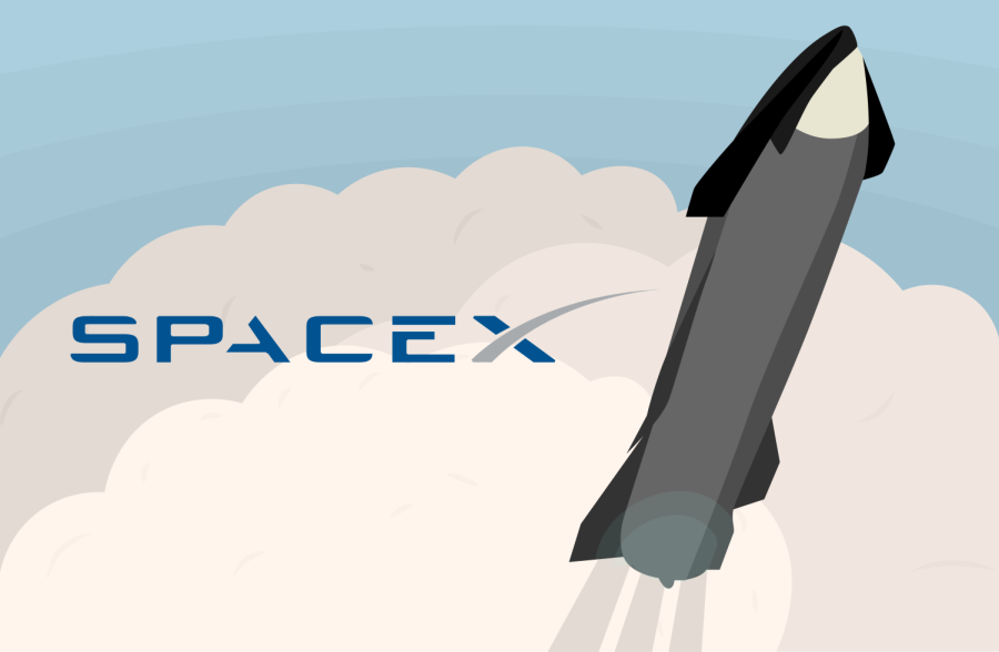 Graphic created by Wes Phipps. SpaceX is one of Elon Musks companies to help bring people back to into space. He just has a dream, and hes making it real, sophomore Luke Foshe said.
