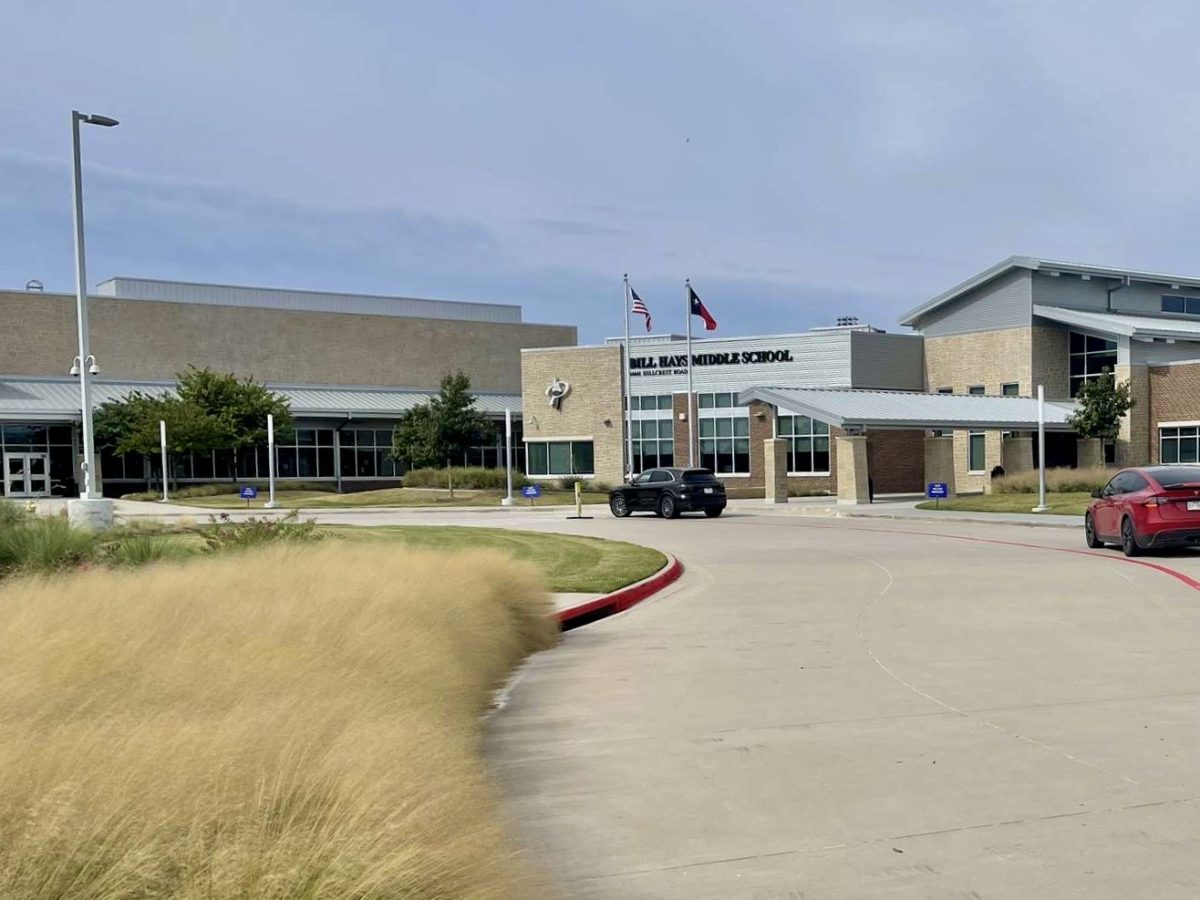 Established in 2019, Bill Hays Middle School is located on Hillcrest Road in Frisco, TX. “I do have a ton of kids here, and we get to serve all those kids which is just great, Principal Zachariah Devito said. The school currently holds a number of 1,900 students. 