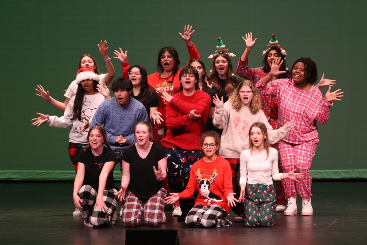 The first group of musical theater performed A Kid at Christmas.  