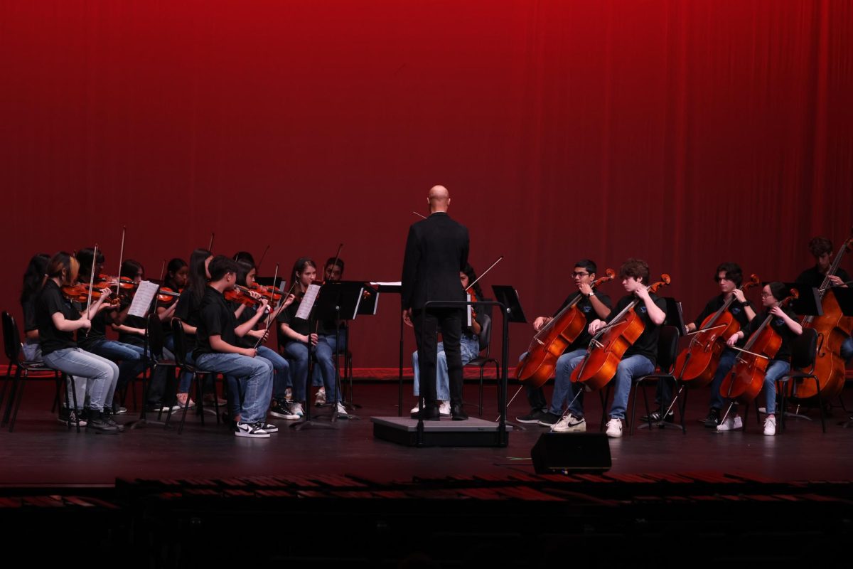 One of the few songs the orchestra presented was from the popular animation A Charlie Brown Christmas. 