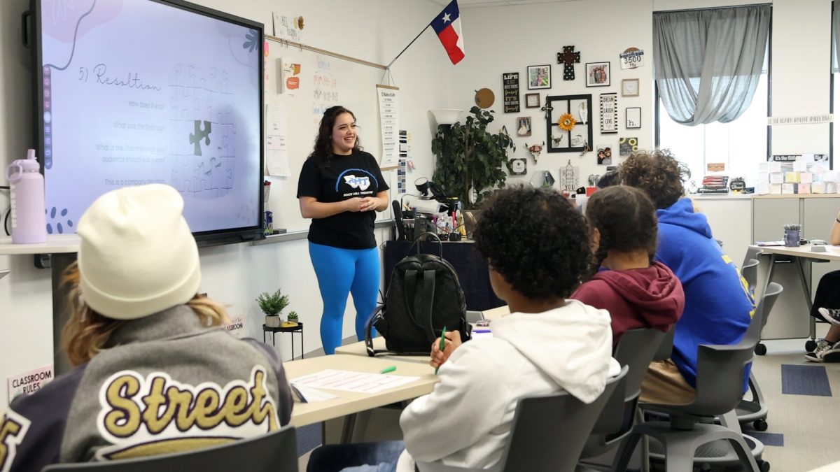 Rock Hill Theater teacher Sariea Haney teaches a class on creating a character kit for University Interscholastic Leauge (UIL) one act play. "UIL provides a unique opportunity that provides experience that cannot be replicated in any other setting." 
 The class took place on Saturday, October 21.