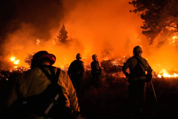 Firefighters risk their lives to contain the spread of wildfires across Los Angeles, California. Since January 7, the fires have devastated countless families, leaving their homes destroyed. “A lot of people have lost their homes and my friends personally know them,” freshman Ritika Harish Krishnan said. 