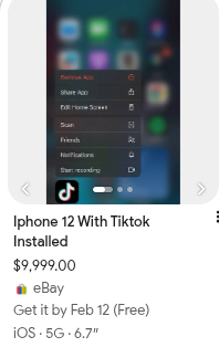 Visible proof of how far people will go for TikTok. 