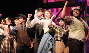 Ms. King is the head director for the production of Newsies JR. “The musical is full of songs that are straight bangers that are really fun with a positive message,” King said. 