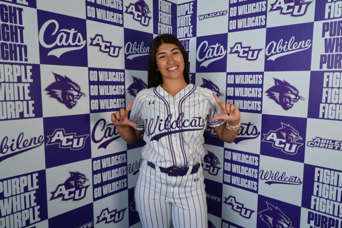 Aliyana Sanchez after recieving a full ride scholarship to Abilene Christian University.
